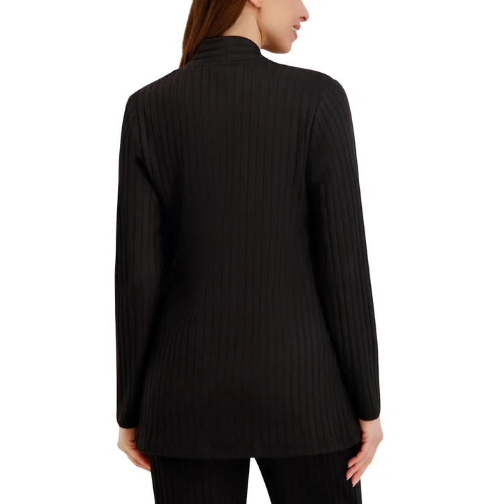 Andrew Marc Women's Rib Knit Open Cardigan