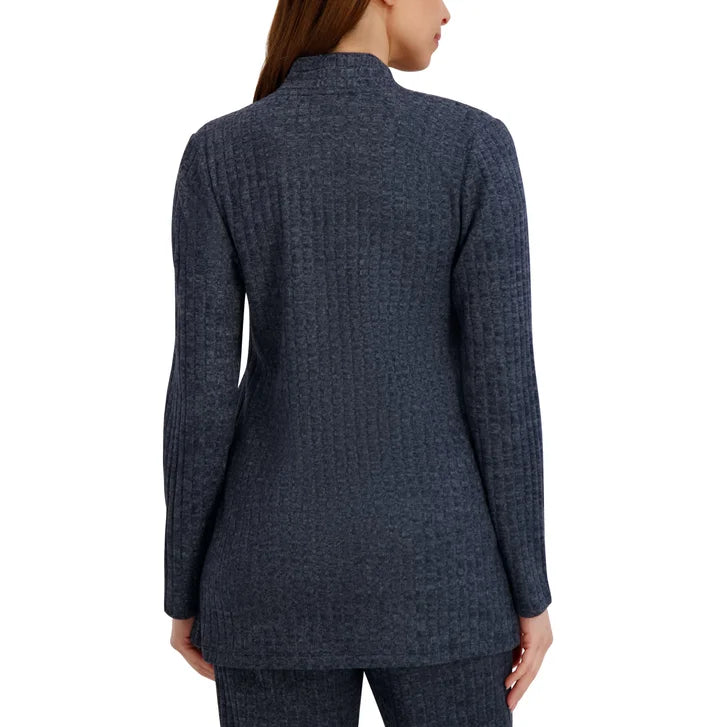 Andrew Marc Women's Rib Knit Open Cardigan