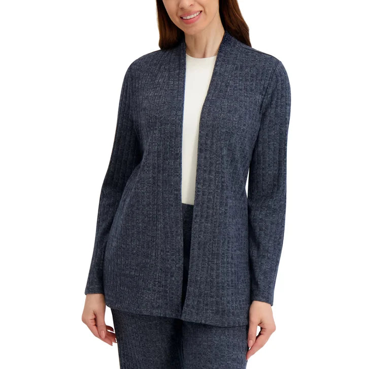 Andrew Marc Women's Rib Knit Open Cardigan