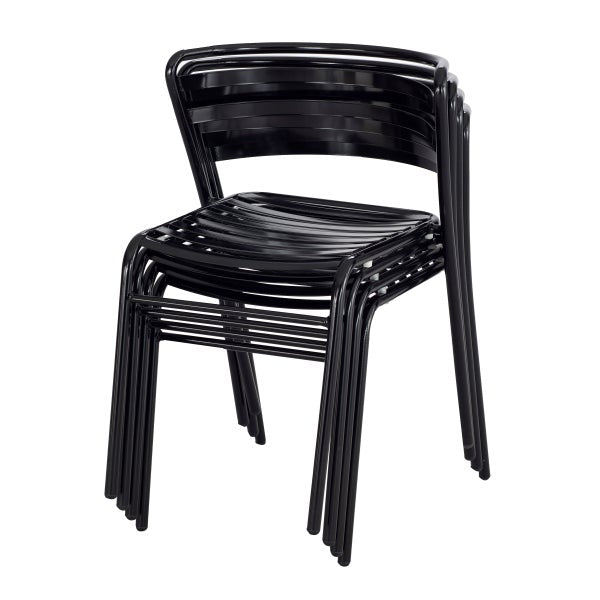 Safco CoGo Commercial Steel Stacking Chairs, 2-pack