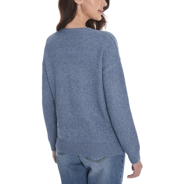 Frye Women's Patchwork V-Neck Sweater