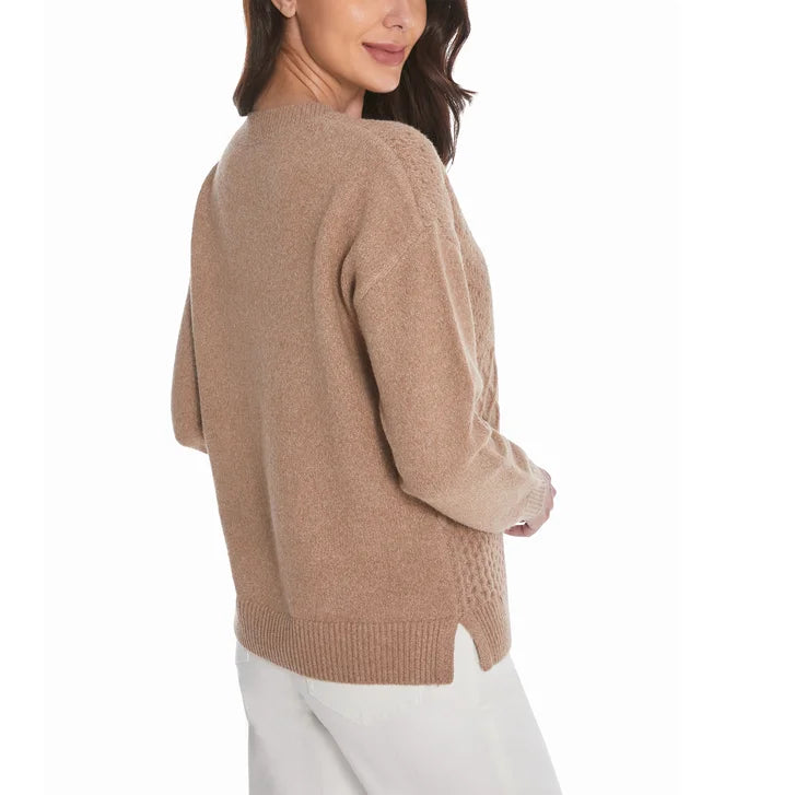 Frye Women's Patchwork V-Neck Sweater