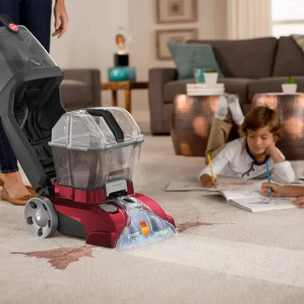 Hoover PowerScrub Deluxe Carpet Cleaner with 64 oz Pet Carpet Cleaner Solution