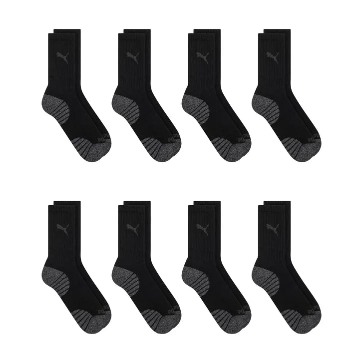 PUMA Men's Crew Sock, 8-pair