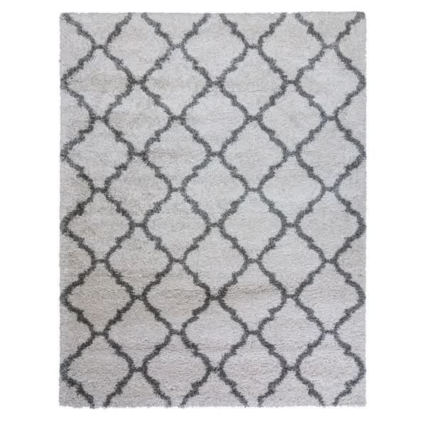 Thomasville Marketplace Luxury Shag Rug, Trellis 6’6” x 9’