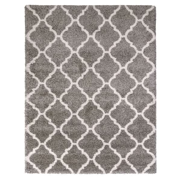 Thomasville Marketplace Luxury Shag Rug, Trellis, 9’5” x 13’