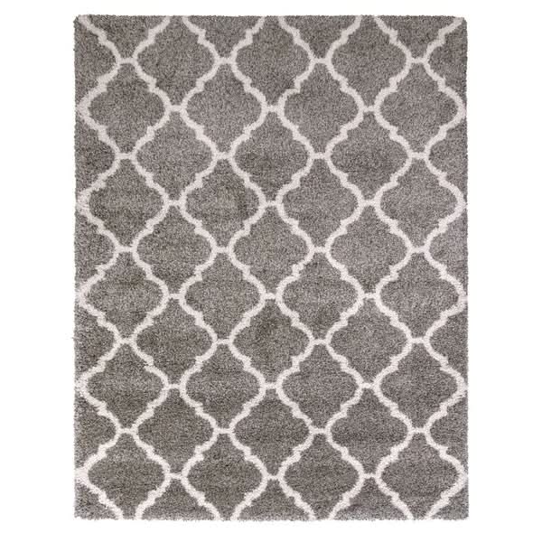 Thomasville Marketplace Luxury Shag Rug, Trellis, 7’10” x 10’