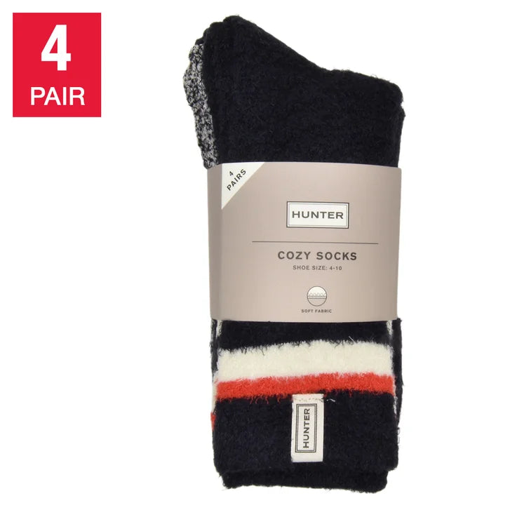 Hunter Women's Cozy Sock, 4-pair