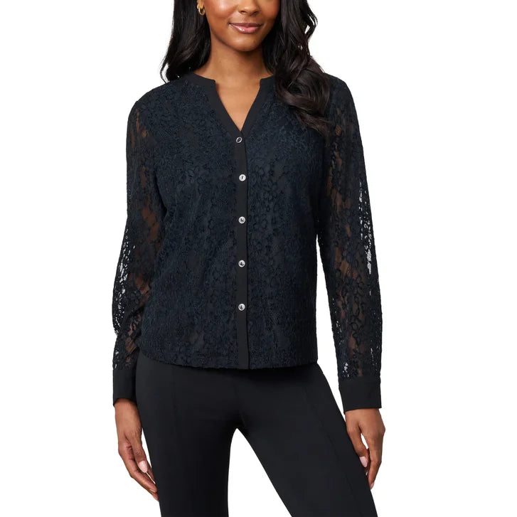 Cable & Gauge Women's Lace Blouse