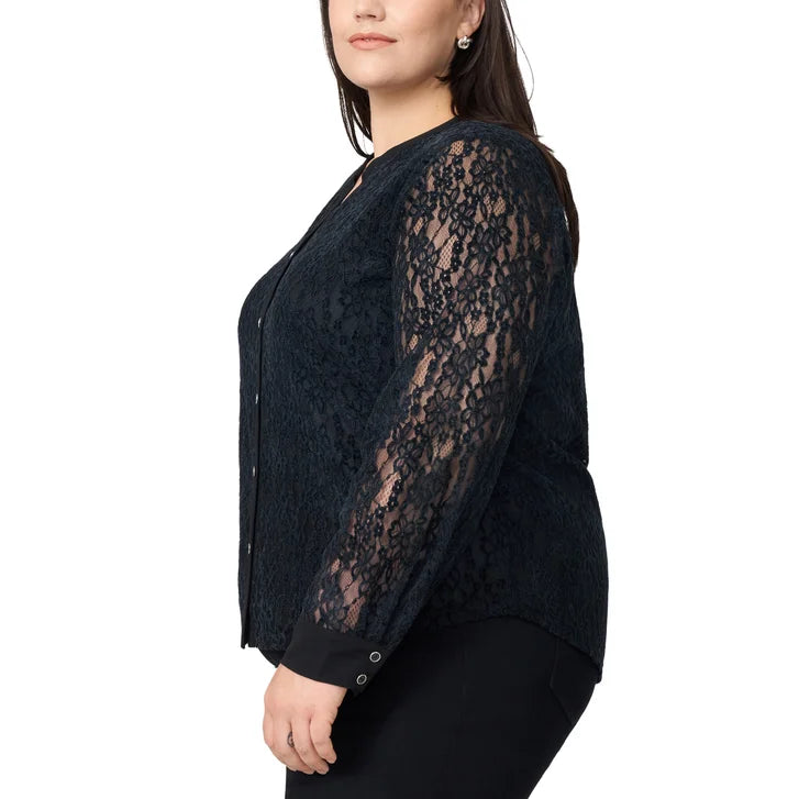 Cable & Gauge Women's Lace Blouse