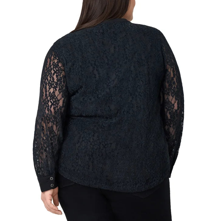 Cable & Gauge Women's Lace Blouse