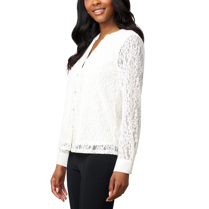 Cable & Gauge Women's Lace Blouse