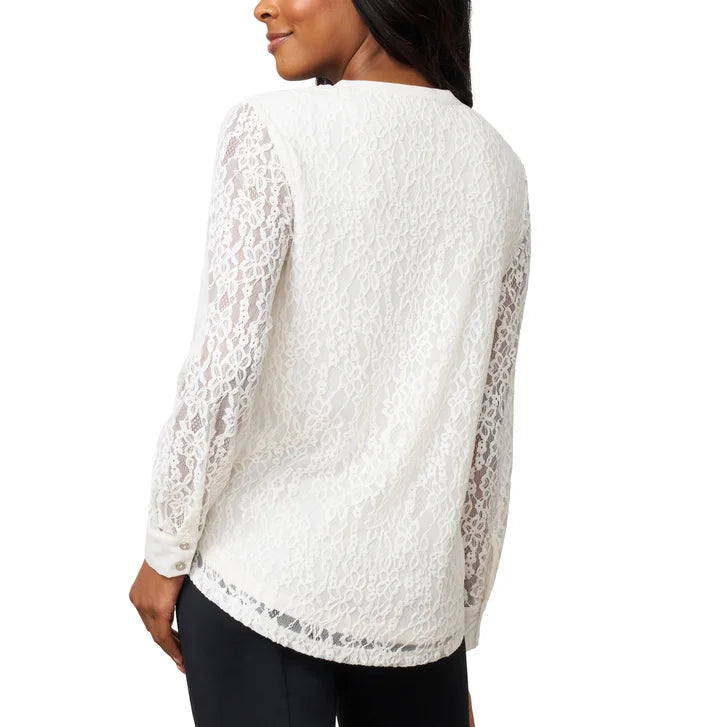 Cable & Gauge Women's Lace Blouse