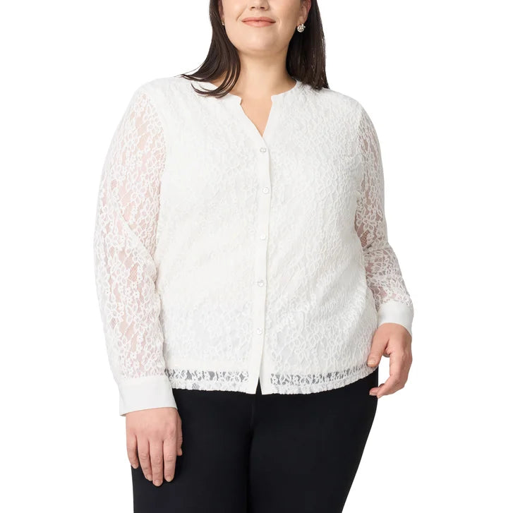 Cable & Gauge Women's Lace Blouse