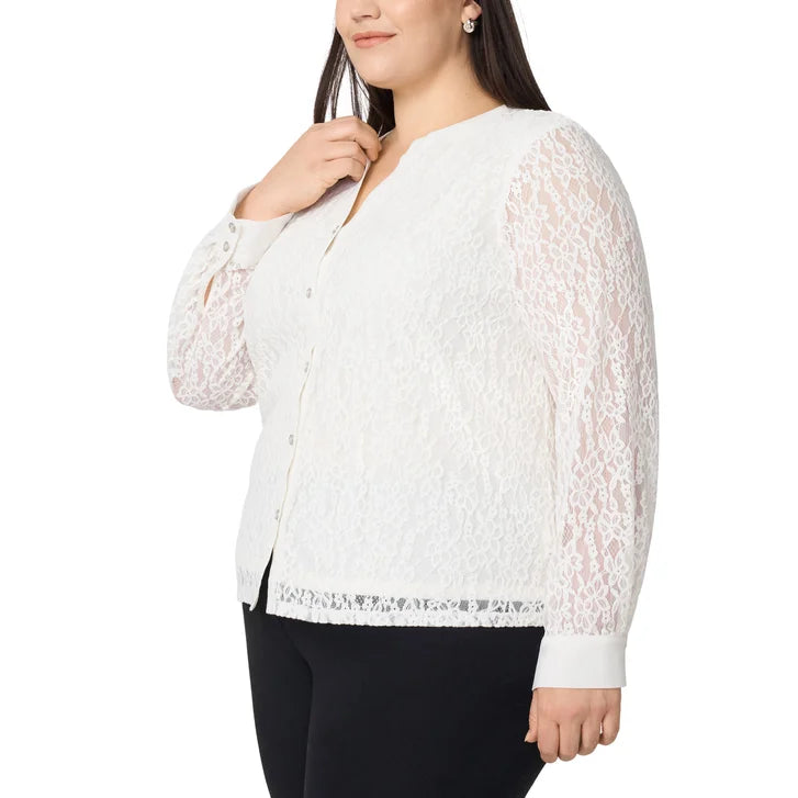 Cable & Gauge Women's Lace Blouse