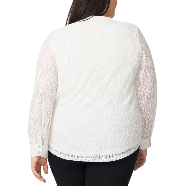 Cable & Gauge Women's Lace Blouse