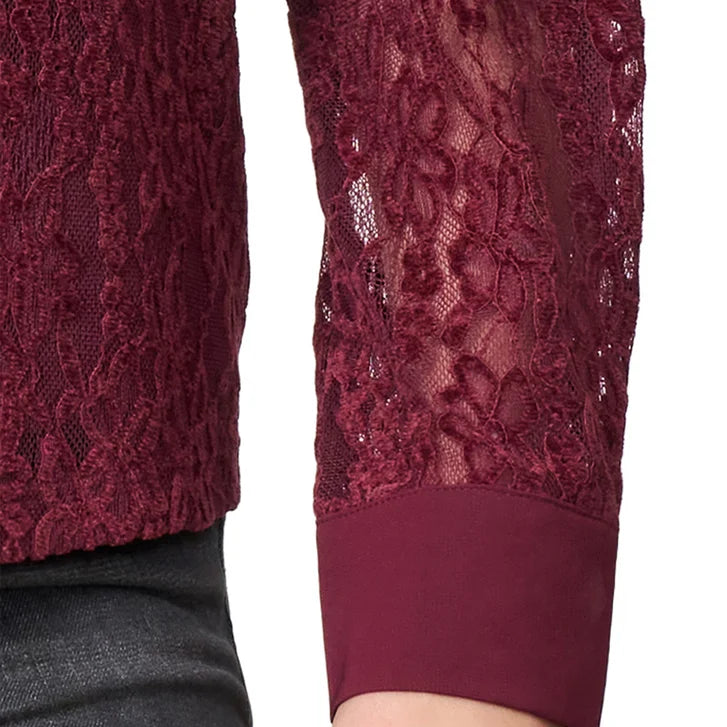 Cable & Gauge Women's Lace Blouse