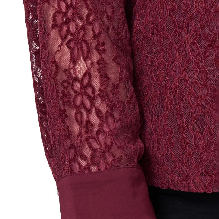 Cable & Gauge Women's Lace Blouse