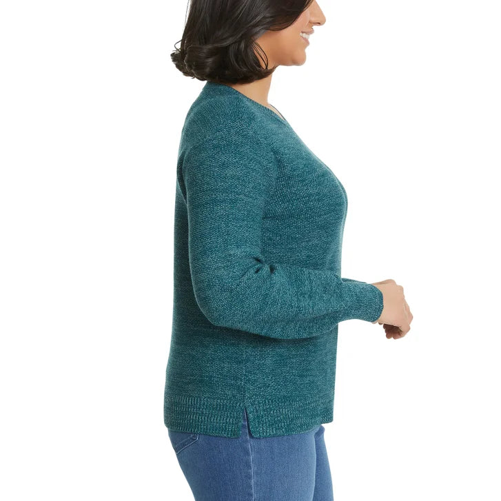 Gloria Vanderbilt Women's Crewneck Sweater