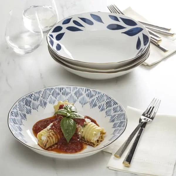 Lenox Blue Bay Porcelain 12-piece Dinnerware Set