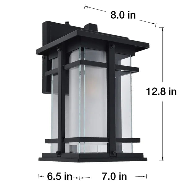Lutec Craftsman Style Outdoor LED Wall Lantern