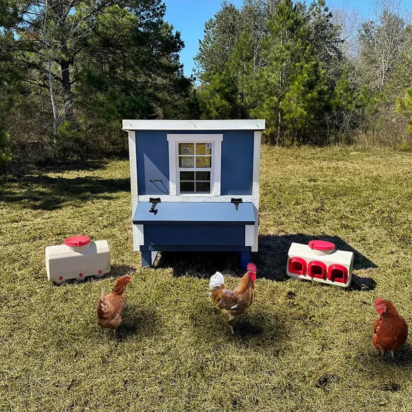 OverEZ Medium Chicken Coop with Feeder and Waterer