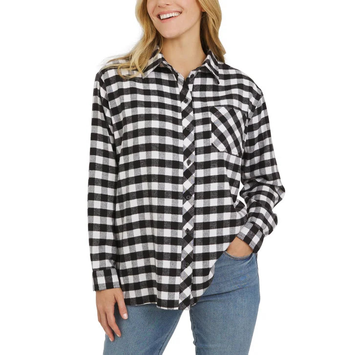 Land's End Women's Flannel Shirt