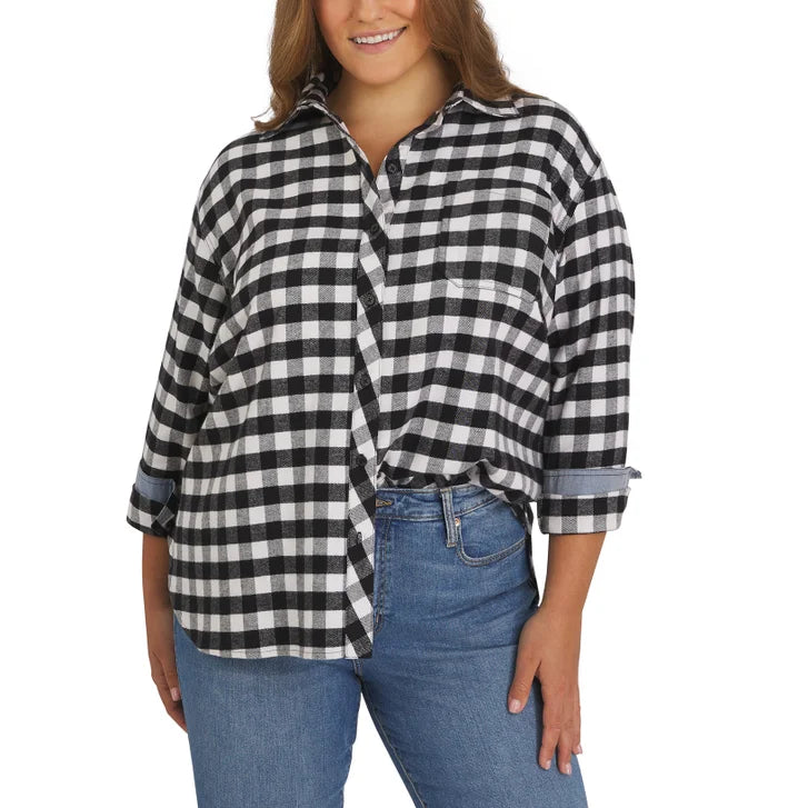 Land's End Women's Flannel Shirt