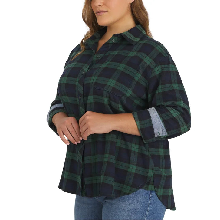 Land's End Women's Flannel Shirt