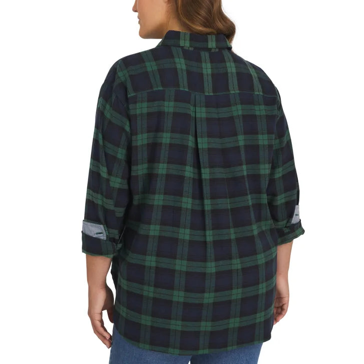 Land's End Women's Flannel Shirt