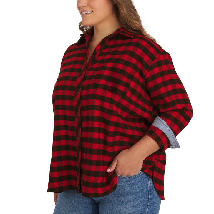 Land's End Women's Flannel Shirt
