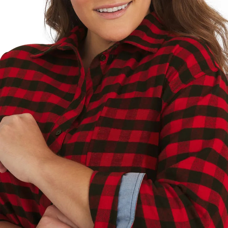 Land's End Women's Flannel Shirt