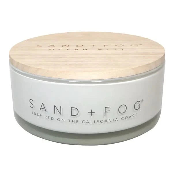 Sand + Fog 34oz Cocktail Candle with Rubber Wood Lid