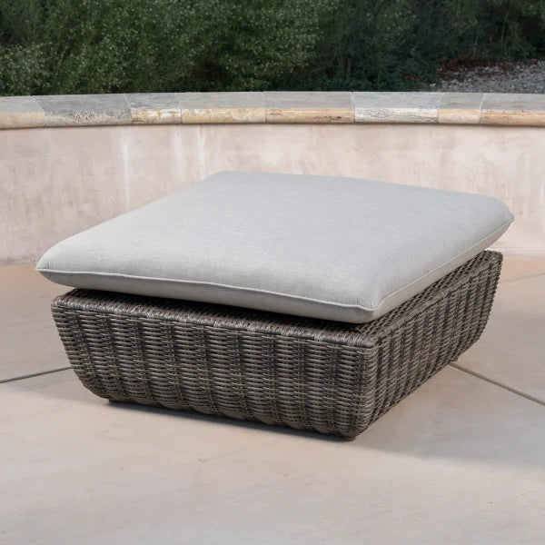 SunVilla Swann Modular Outdoor Patio Table and Ottoman