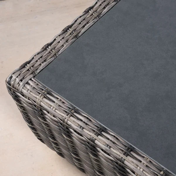 SunVilla Swann Modular Outdoor Patio Table and Ottoman