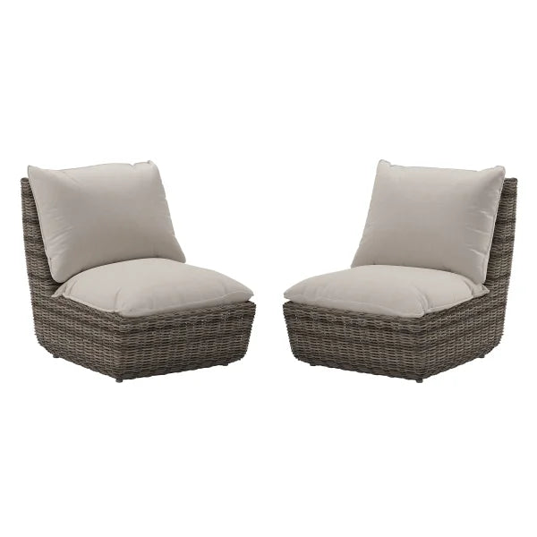 SunVilla Swann Modular Outdoor Patio Chair, 2-pack