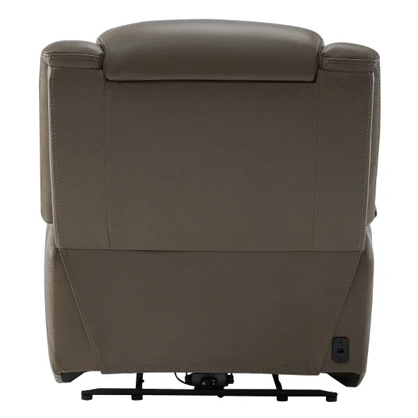 Mason Leather Power Glider Recliner with Power Headrest