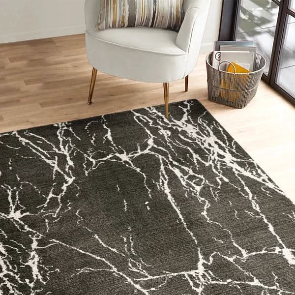 Foxwood Cozy Area Rug Collection, Radley Charcoal