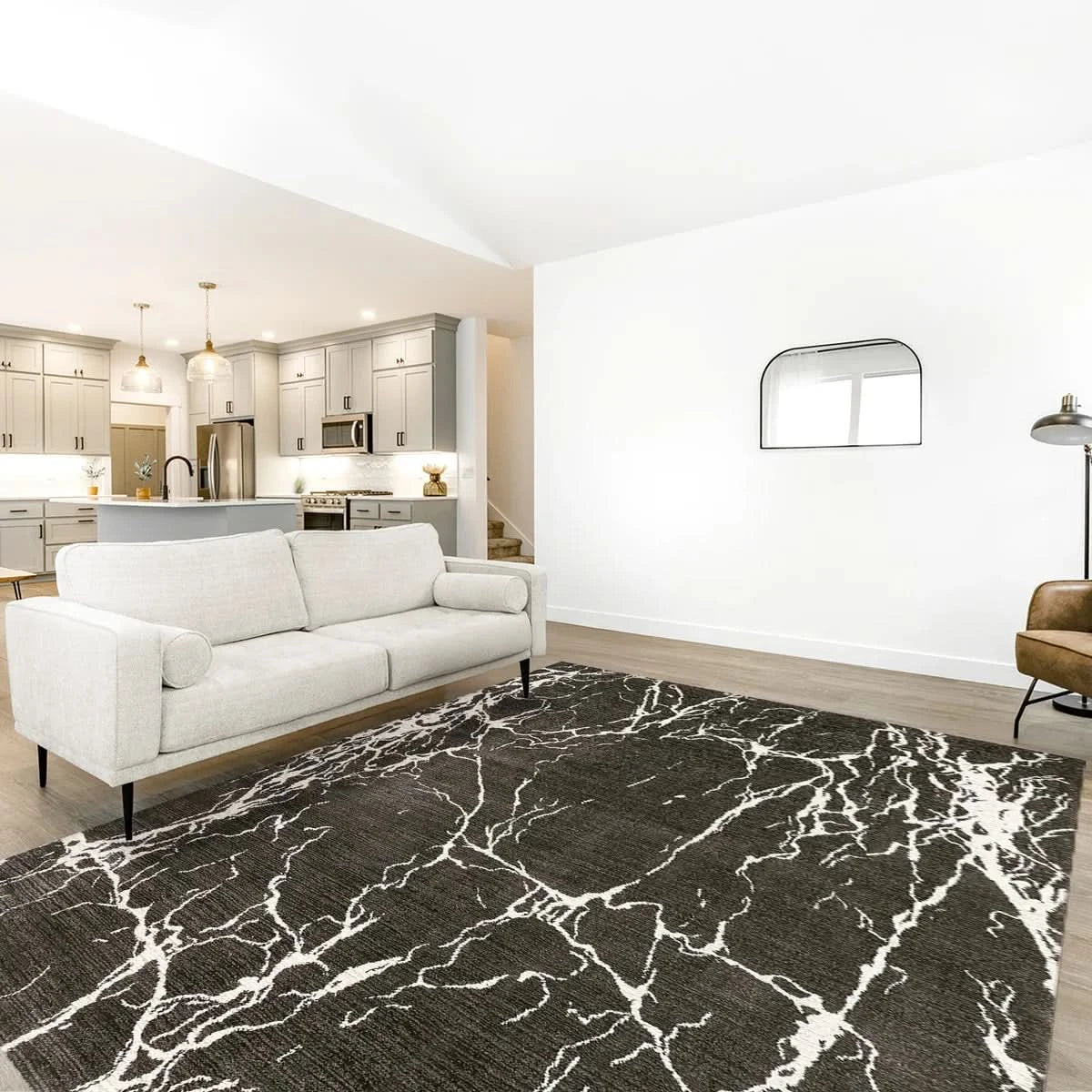 Foxwood Cozy Area Rug Collection, Radley Charcoal