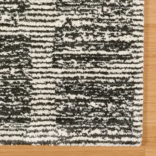 Foxwood Cozy Area Rug Collection, Alva Cream Charcoal