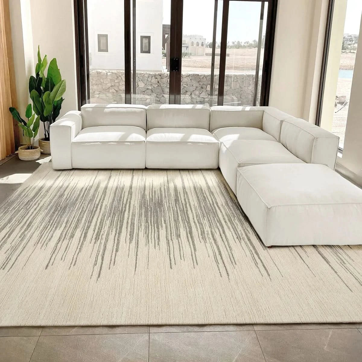 Foxwood Cozy Area Rug Collection, Katia Cream