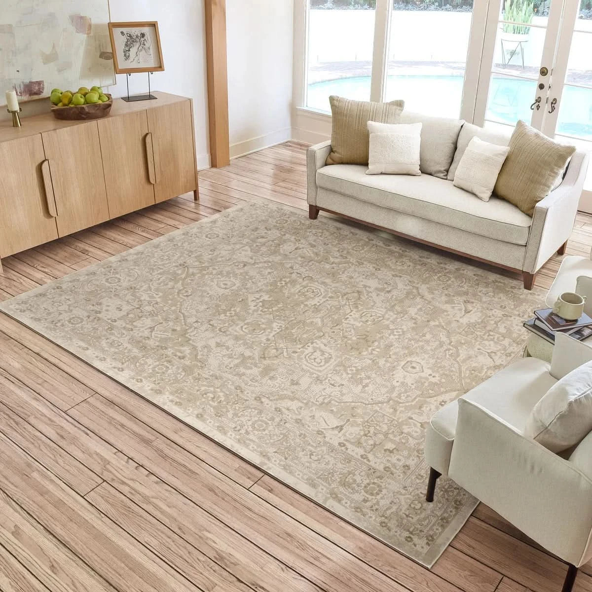 Helios Area Rug Collection, Nolan Beige