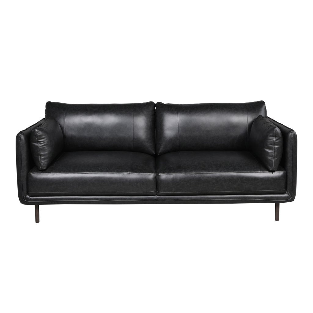 Simone Top Grain Leather Sofa with Two Matching Chairs