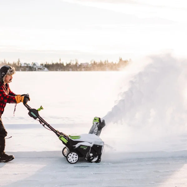 Greenworks 80V 22” Snow Thrower (2) 4.0Ah Batteries & Dual Port Charger