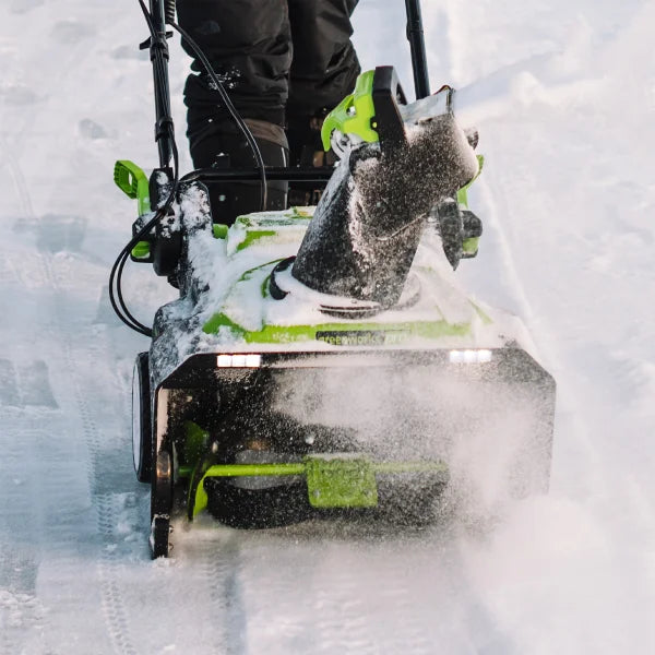 Greenworks 80V 22” Snow Thrower (2) 4.0Ah Batteries & Dual Port Charger