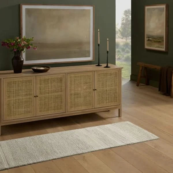 Loloi Melody Wool Rug Collection, Stripe Tan