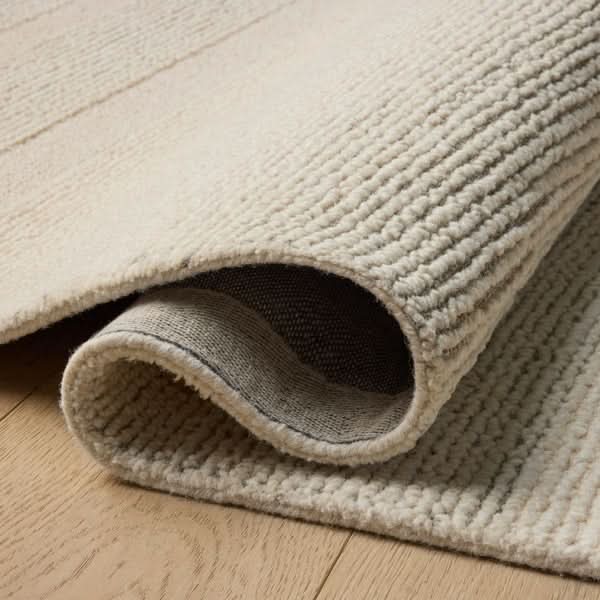 Loloi Melody Wool Rug Collection, Stripe Tan