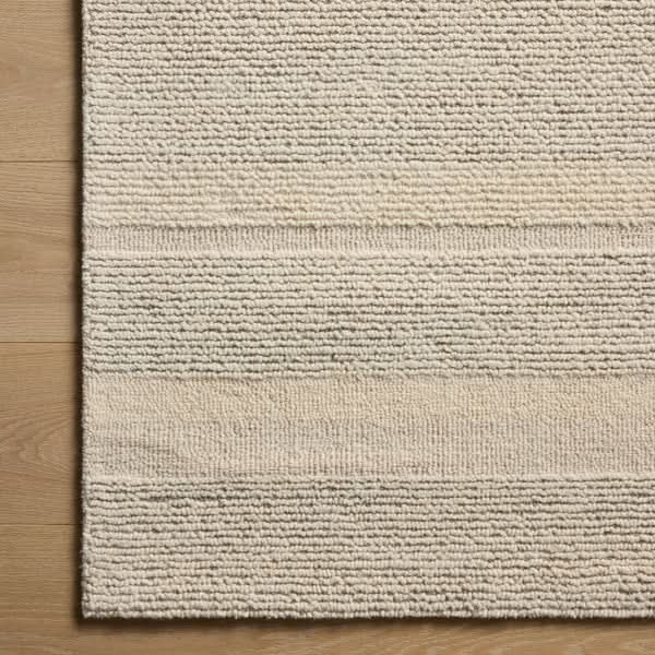 Loloi Melody Wool Rug Collection, Stripe Tan