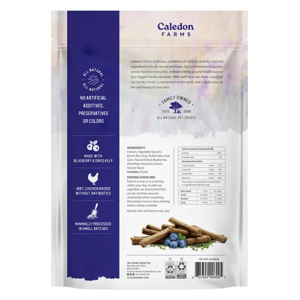 Caledon Farms Chewy Chicken Sticks with Superfoods Dog Treats, 44 oz, 2-pack
