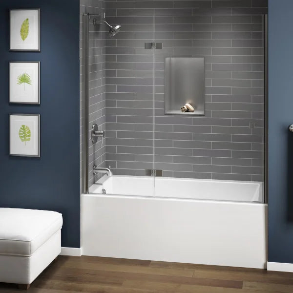 Jacuzzi Projecta Rectangle Flat Front White Skirted Bathtub